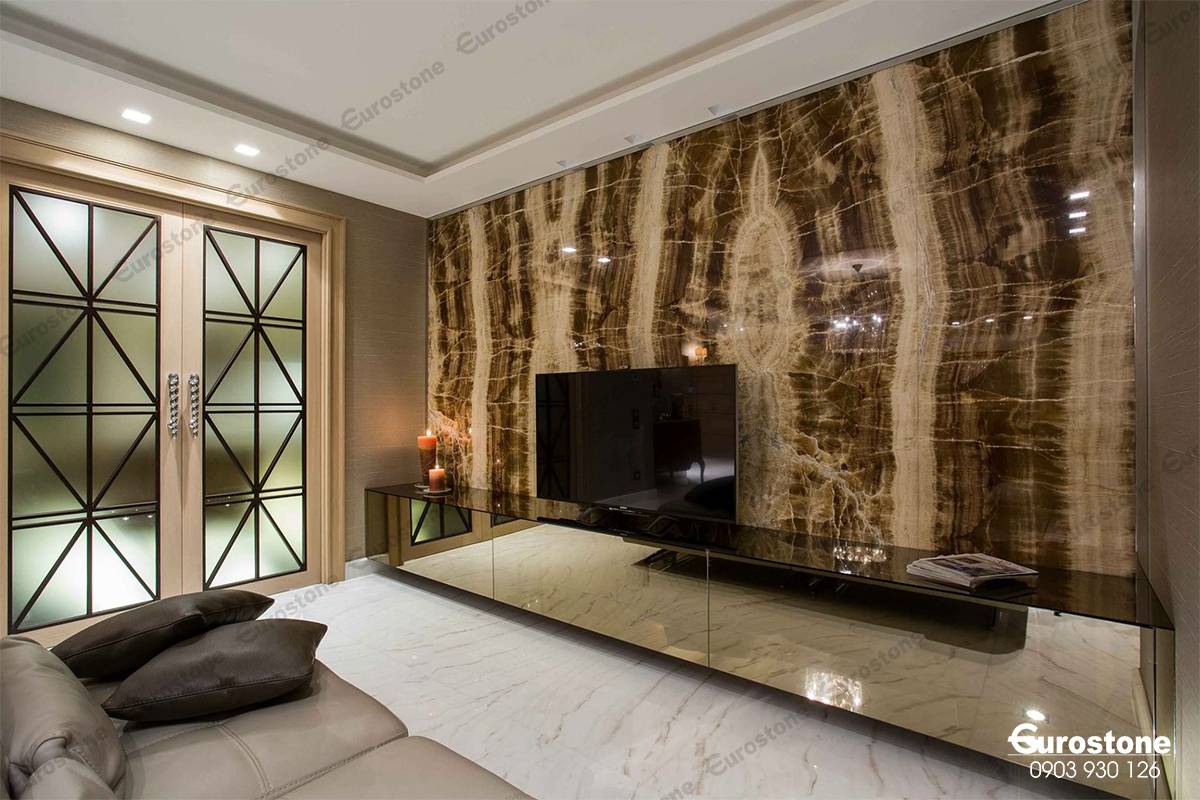 đá ốp vách tivi