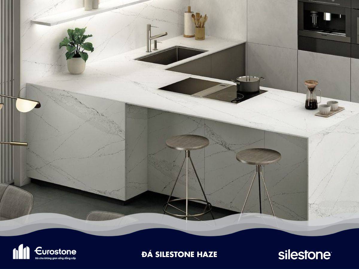 đá làm bếp silestone haze