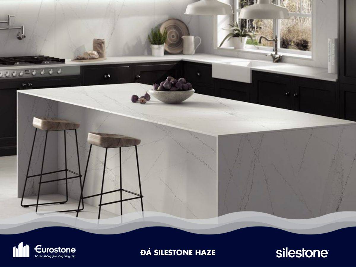 đá làm bàn bếp silestone haze