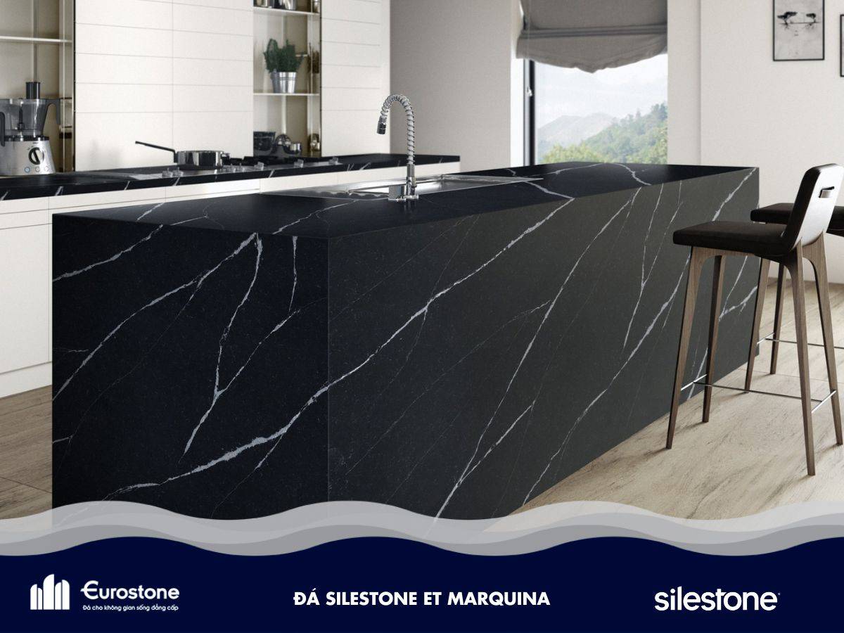đá tủ bếp sliestone et marquina
