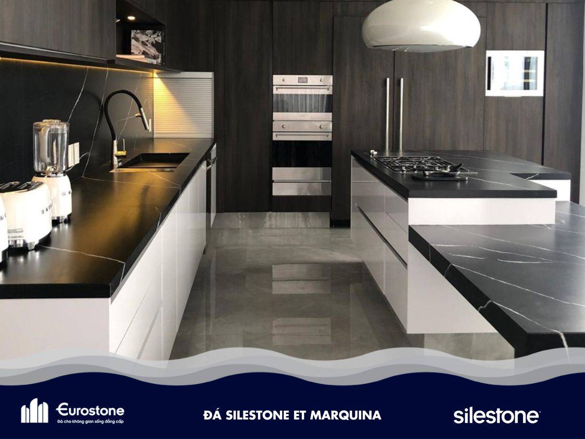 Đá Silestone Et Marquina bàn bếp