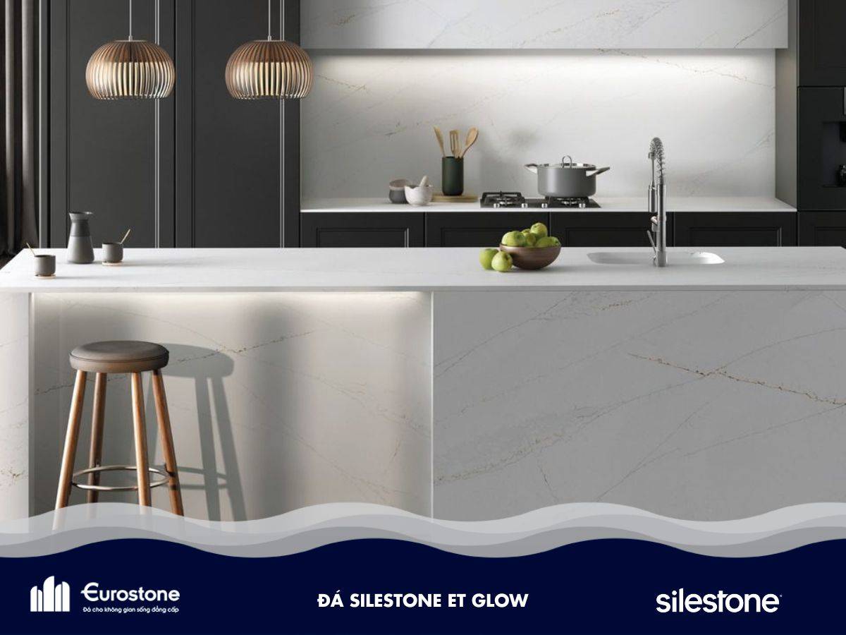 Đá Silestone Et Glow làm bàn bếp