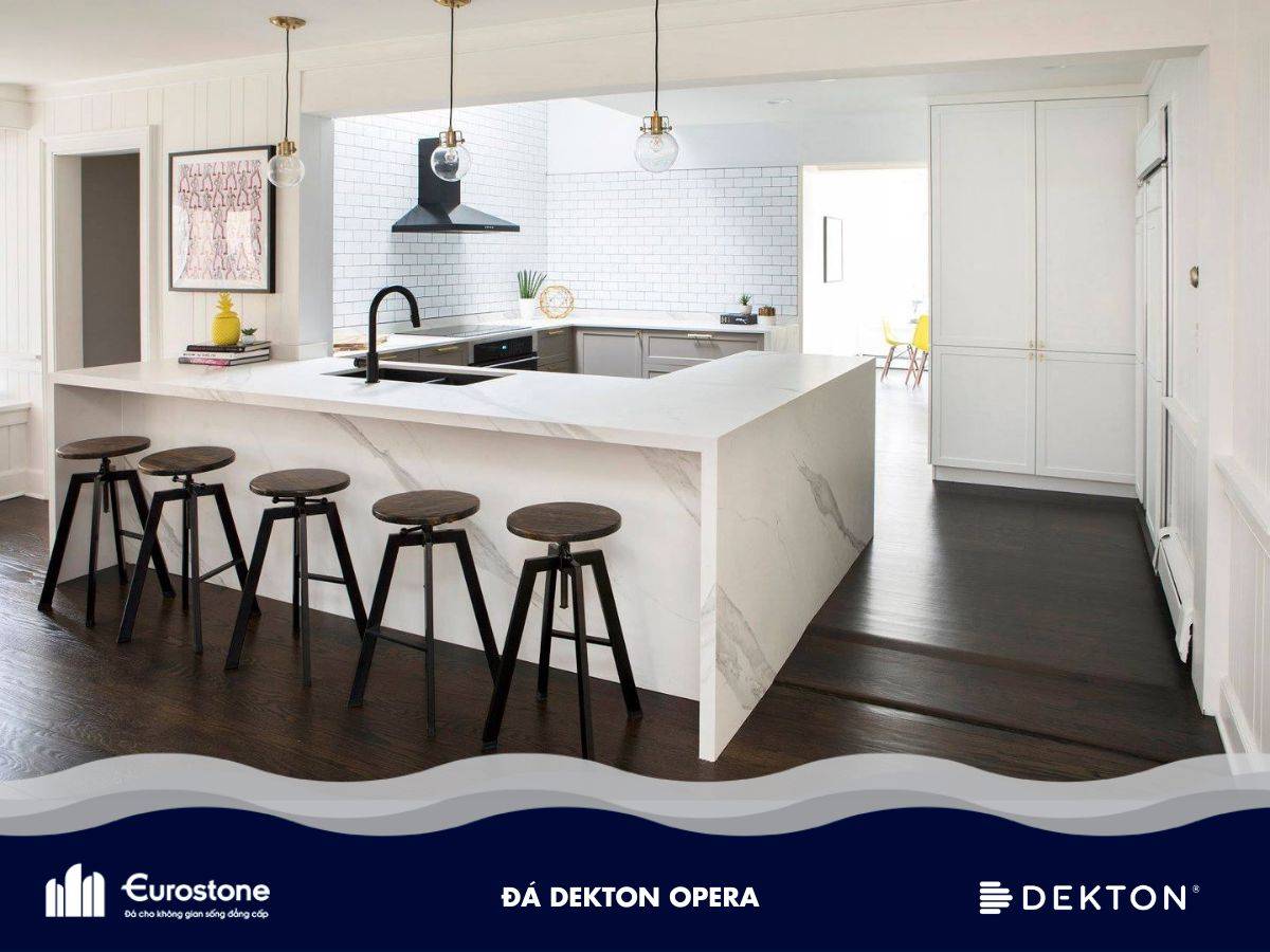 đá làm mặt bếp dekton opera