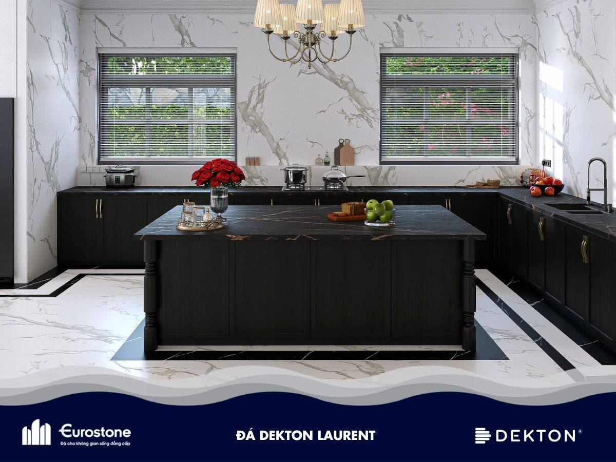 đá bàn bếp dekton laurent