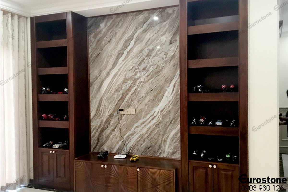 đá ốp vách tivi