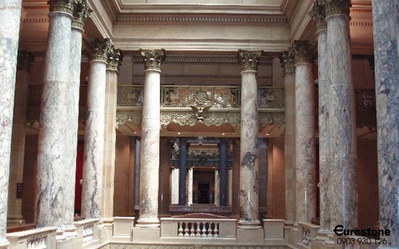 mẫu cột đá hoa cương đẹp