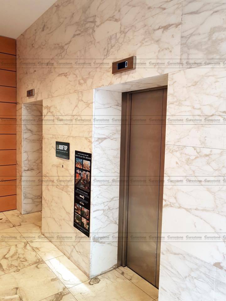ốp đá thang máy đẹp