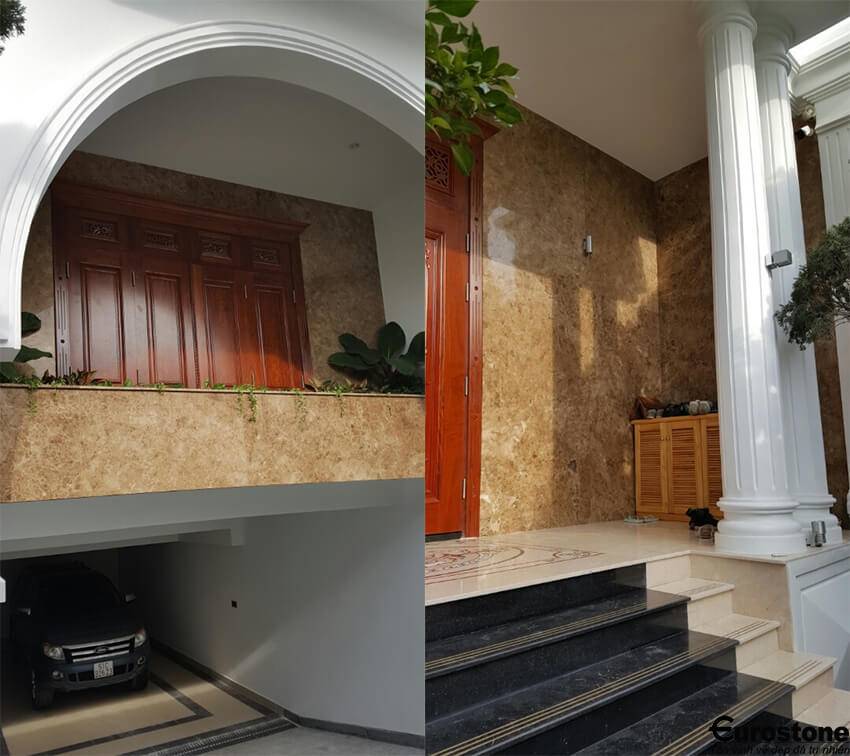 mẫu nhà ốp đá mặt tiền