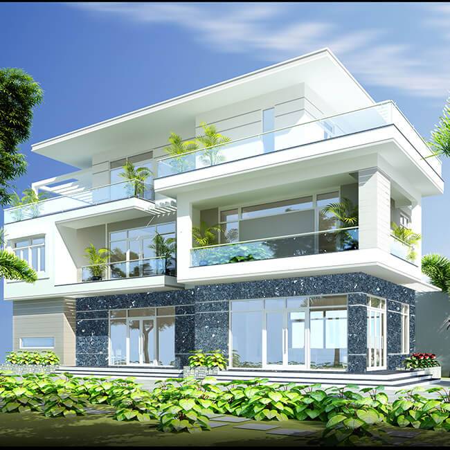 da op mat tien xa cu xam xanh