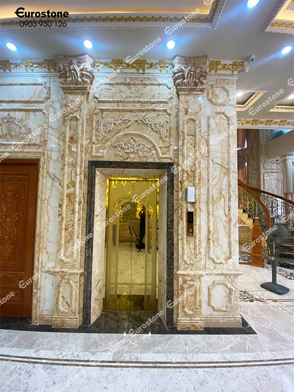 ốp thang máy đẹp