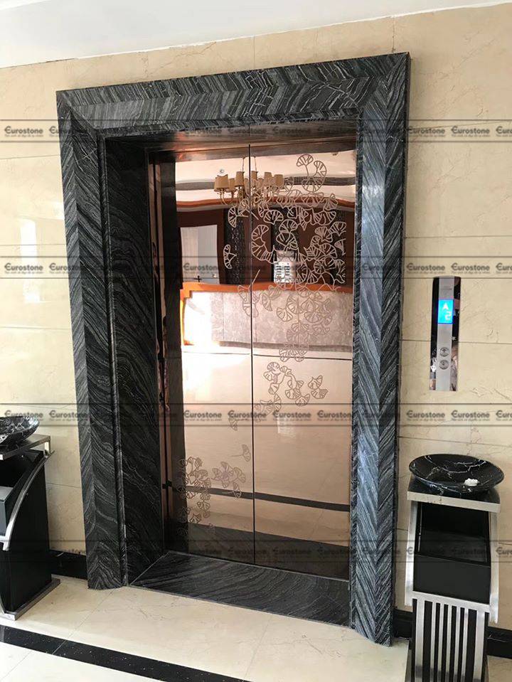 đá Silver Wave Thang máy