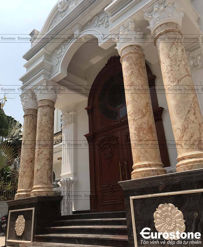 mẫu đá ốp trụ cổng đẹp