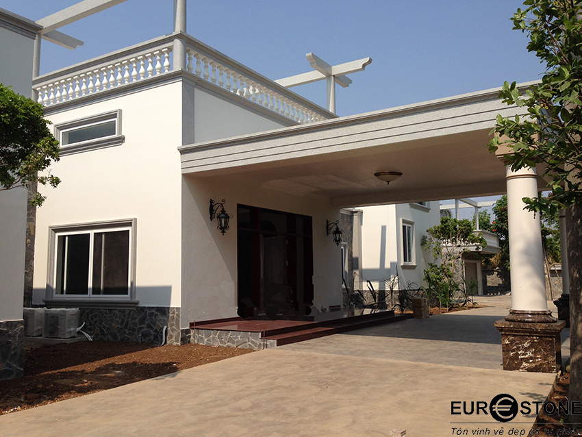 ốp đá mặt tiền nhà phố