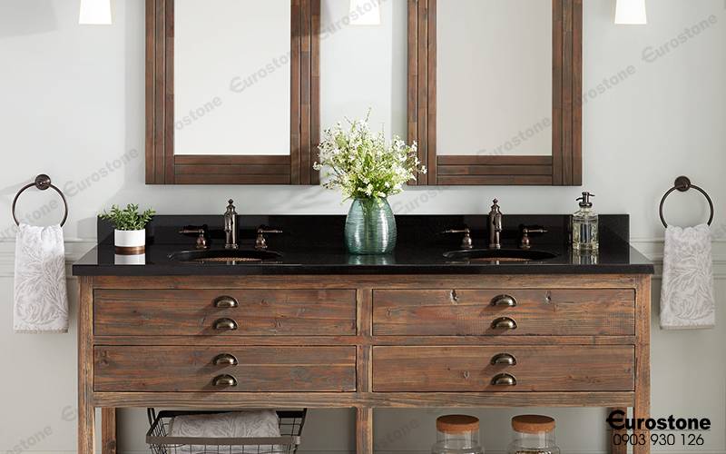 lavabo đặt bàn đá
