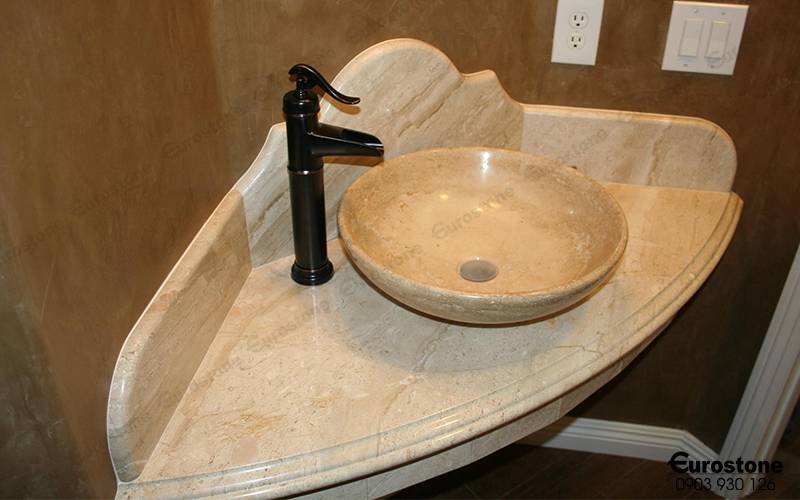 bàn đá chậu rửa mặt