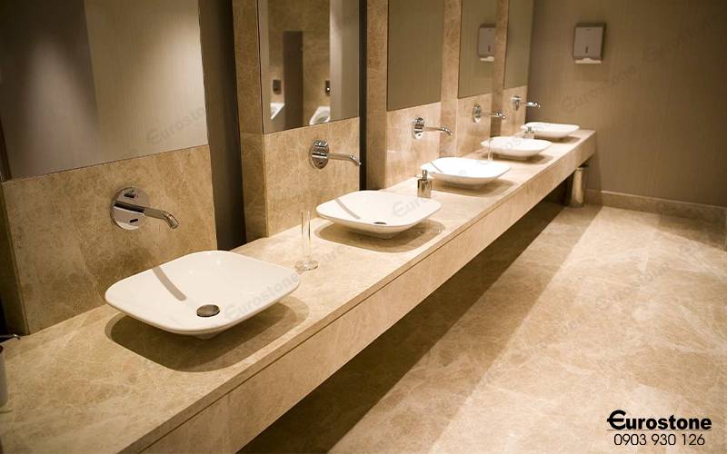 chậu rửa mặt bàn đá