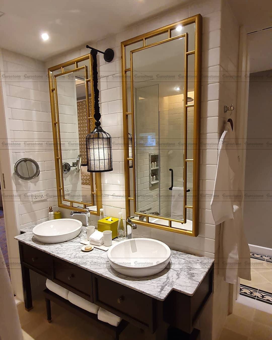 mẫu bàn đá lavabo