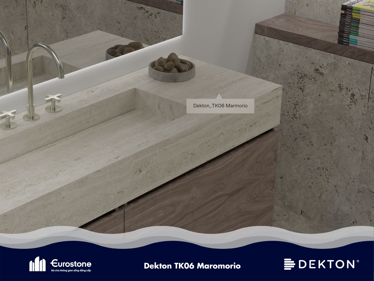 Đá Dekton TK06 Marmorio