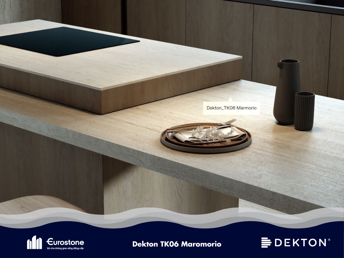 Đá Dekton TK06 Marmorio