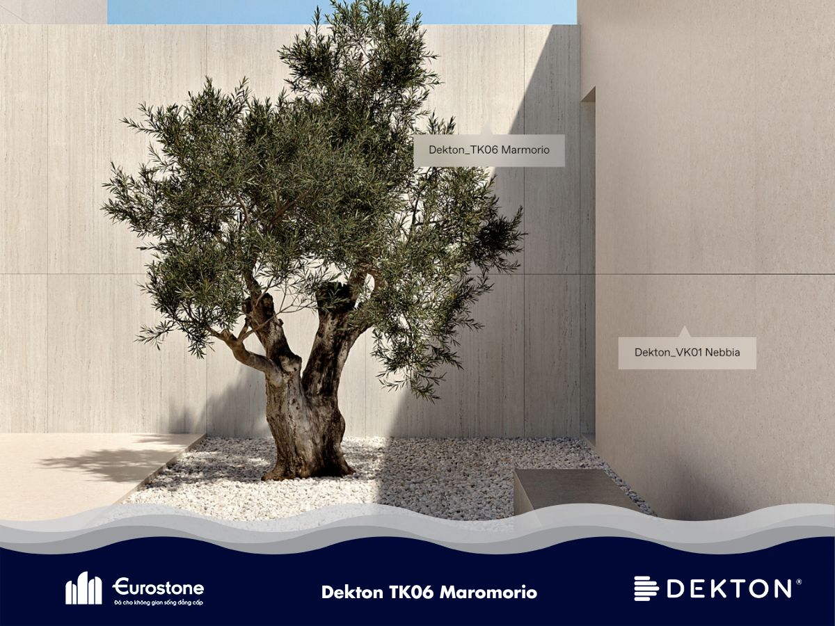 Đá Dekton TK06 Marmorio