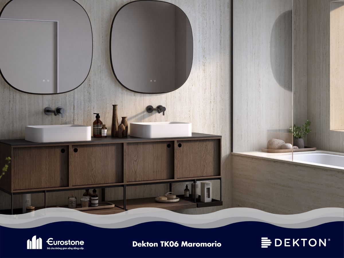 Đá Dekton TK06 Marmorio