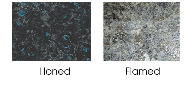 bề mặt hoàn thiện Đá Grantie Volga Blue (Xà Cừ Ngọc Trai)