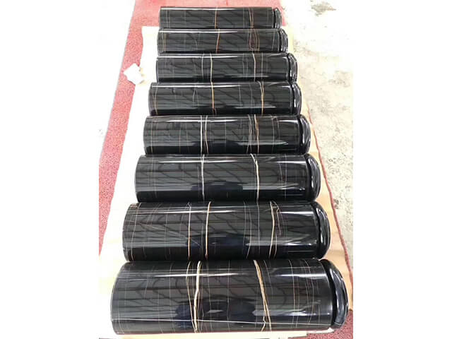 Đá Marble Laurent Black And Gold