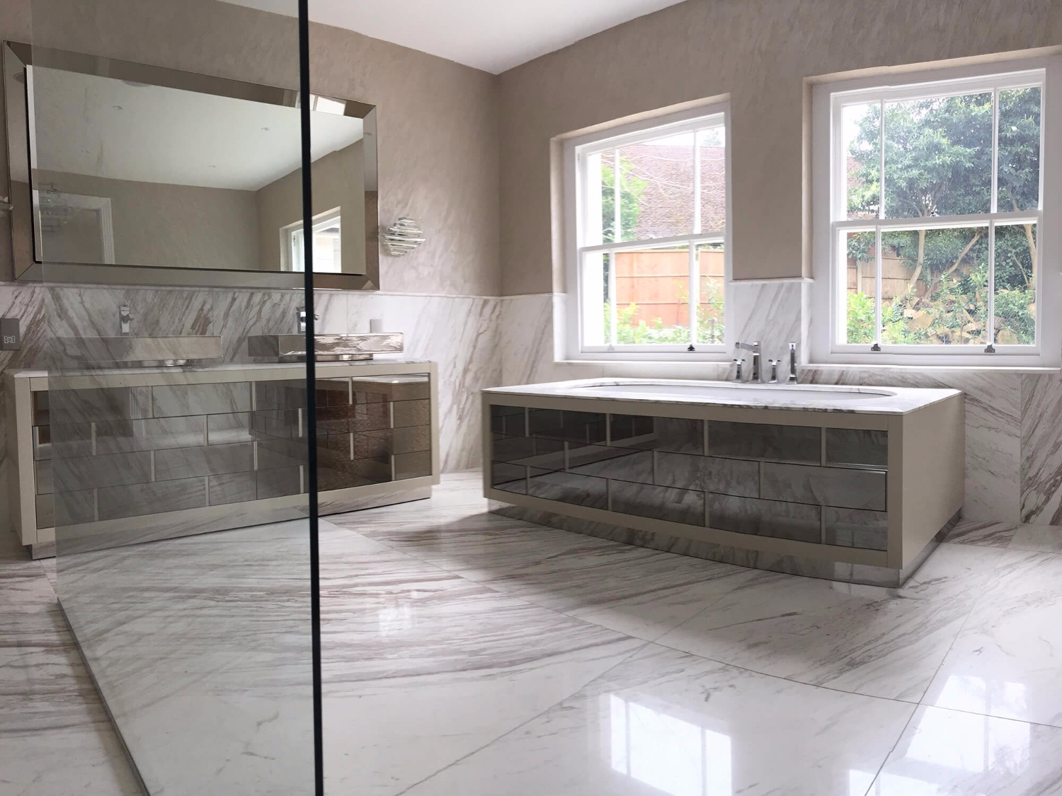 Đá Marble Trắng Vân Mây(Volakas)