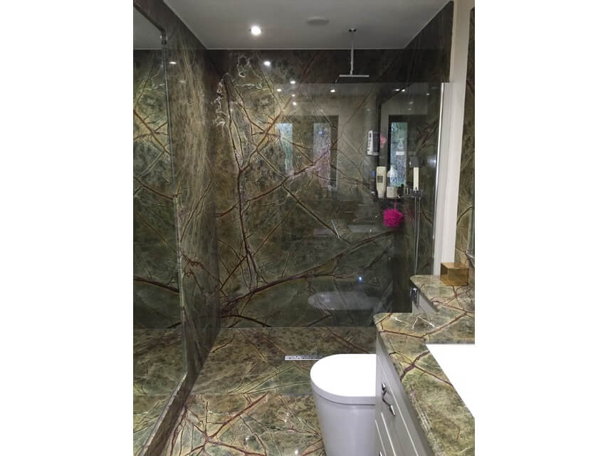 Đá Marble Rainforest Green