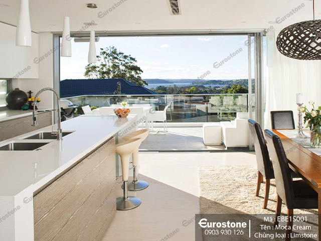 Đá Limstone Moca Cream