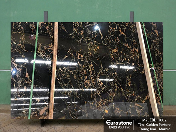 Đá Marble (Cẩm Thạch) Golden Portoro