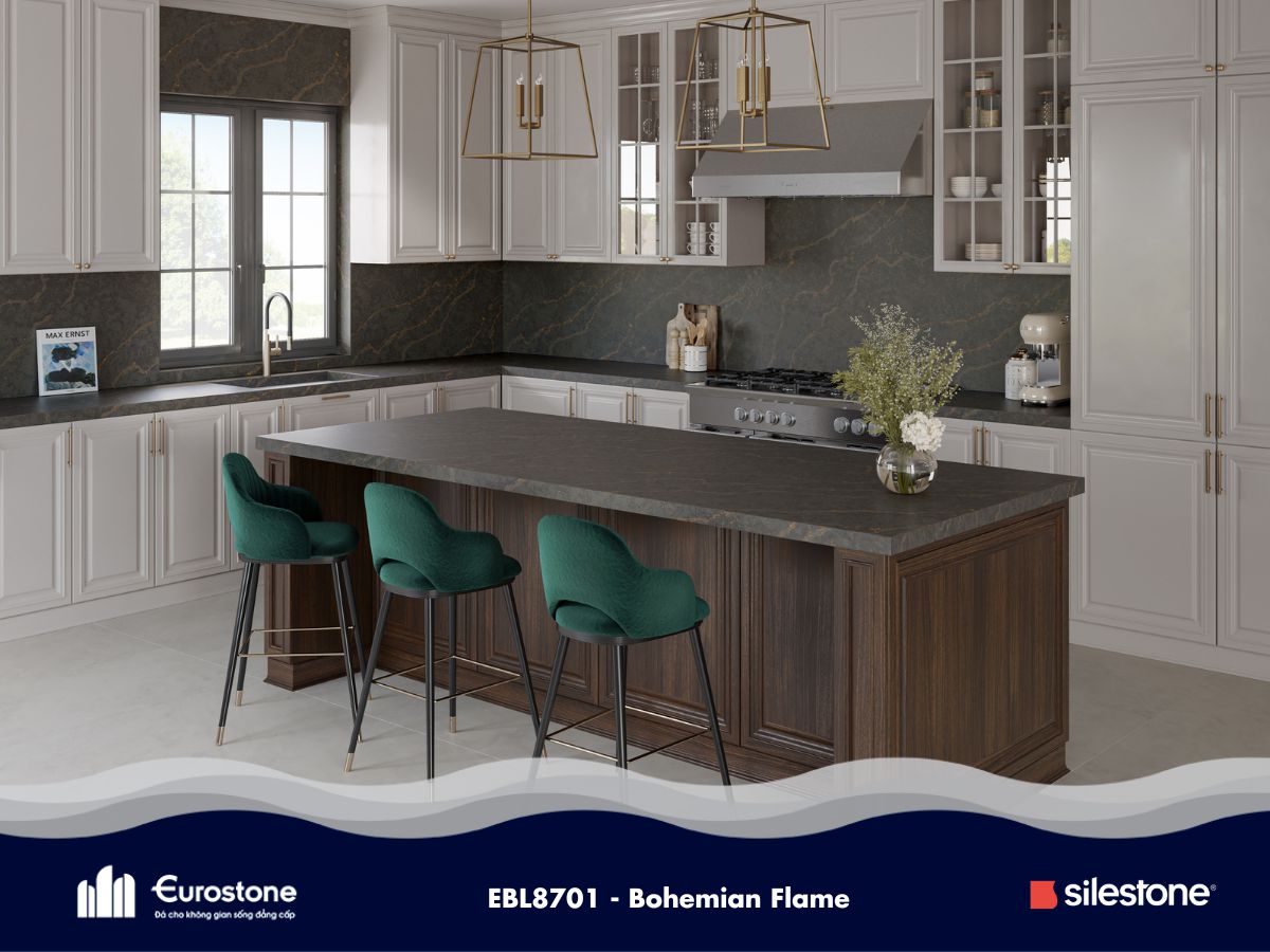 Đá Silestone Bohemian Flame