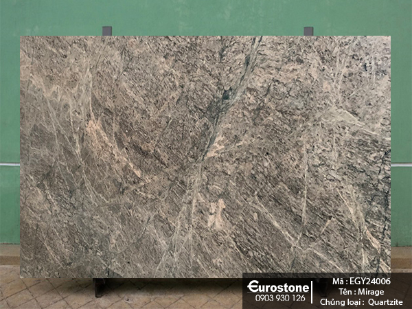Đá Quartzite Grey Mirage
