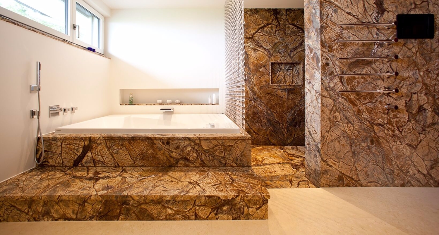 Đá Marble Rainforest Golden