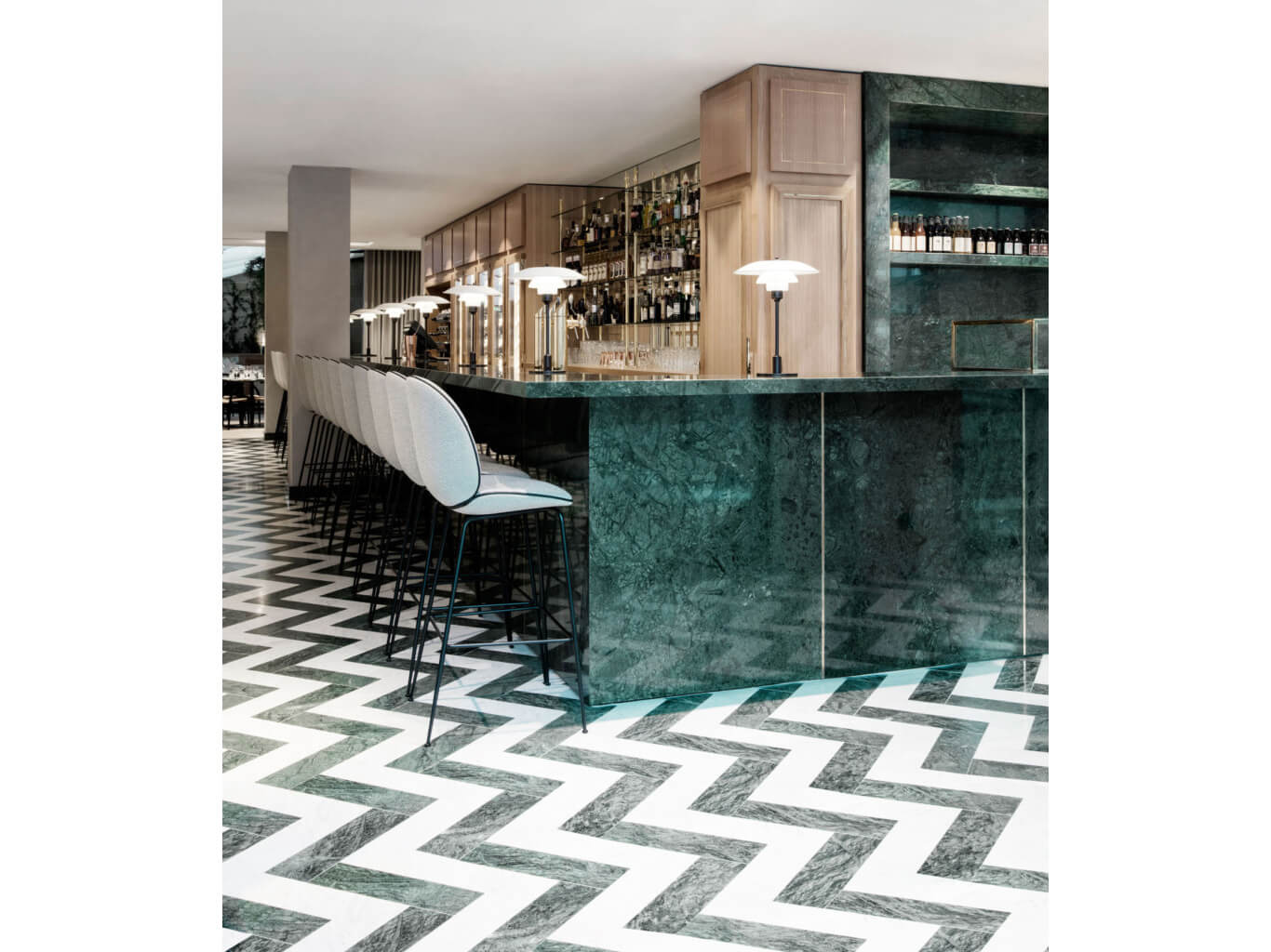 Đá Marble India Green (Xanh Napoli)