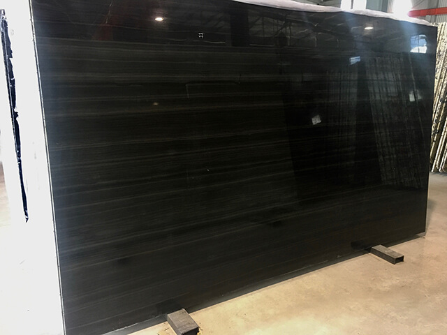 Đá Marble Wood Black