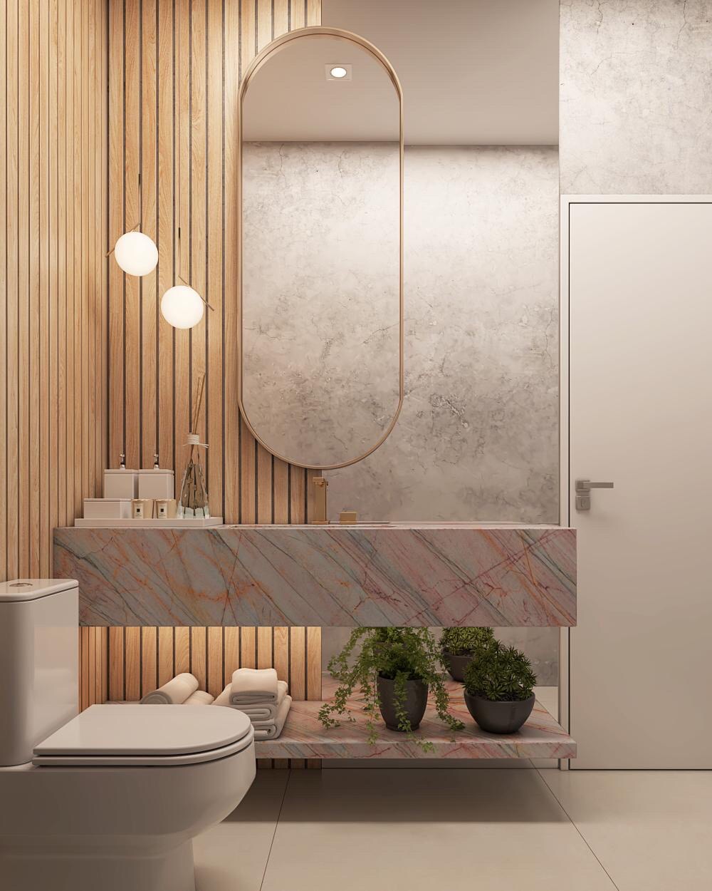 Ốp phòng tắm, lavabo