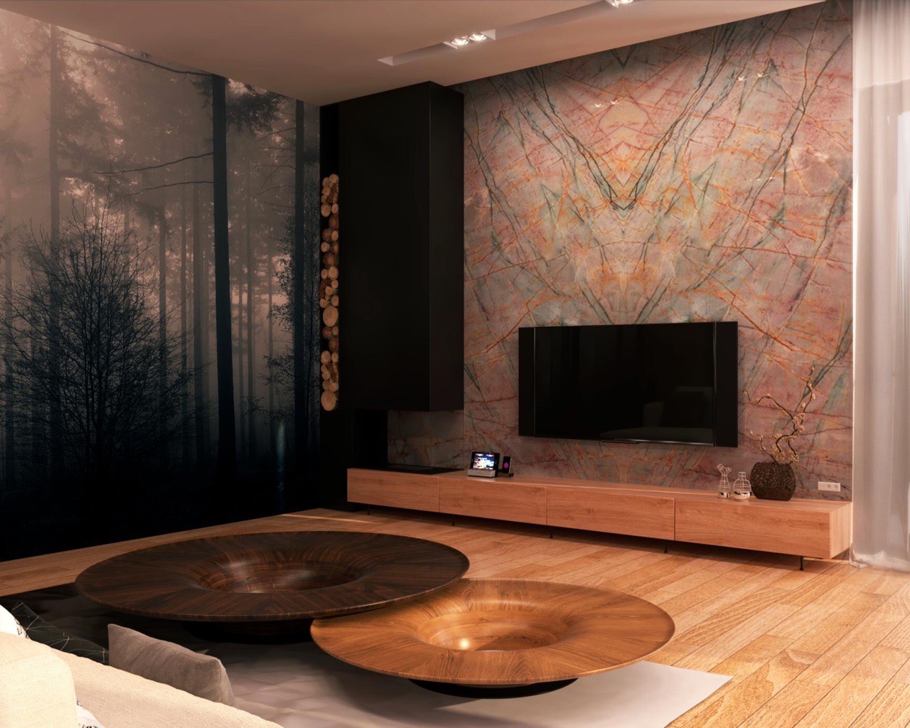 Đá Quartzite Aurora Borealis