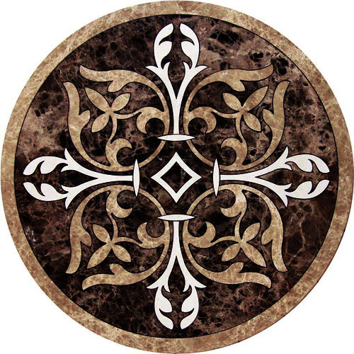 Đá hoa văn tròn 006