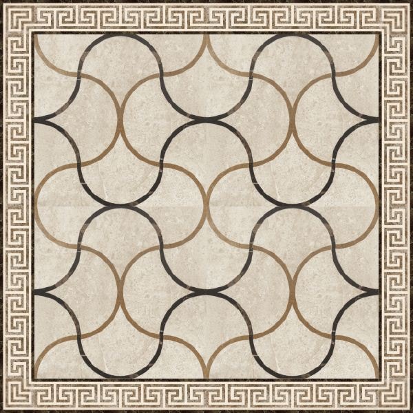 Đá hoa văn vuông 021