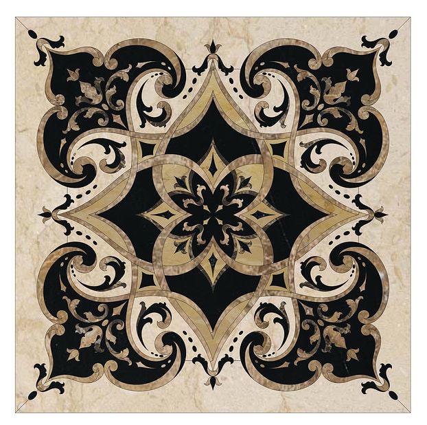 Đá hoa văn vuông 020