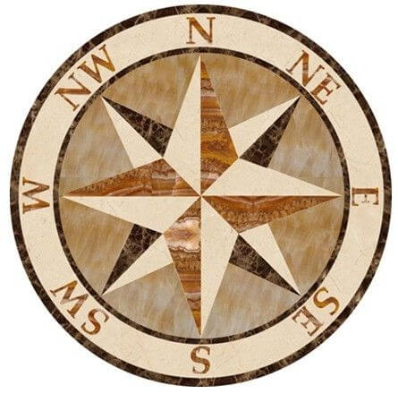 Đá hoa văn tròn 053