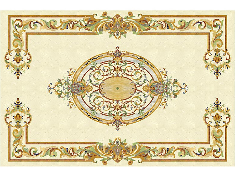 Đá hoa văn chữ nhật 033