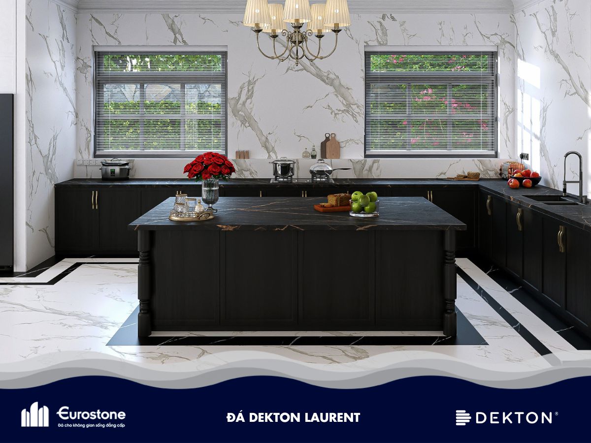 đá bàn bếp dekton laurent