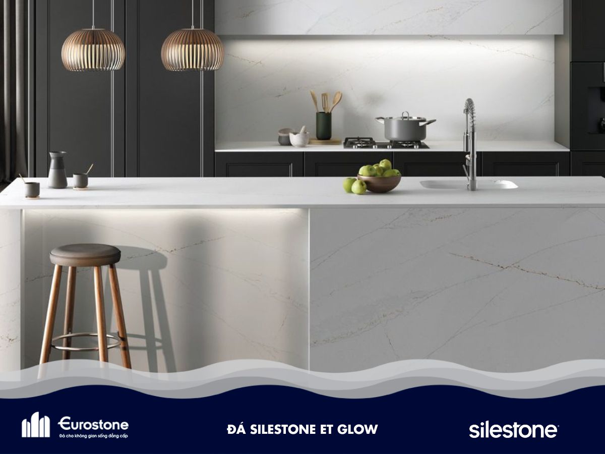 Đá Silestone Et Glow làm bàn bếp