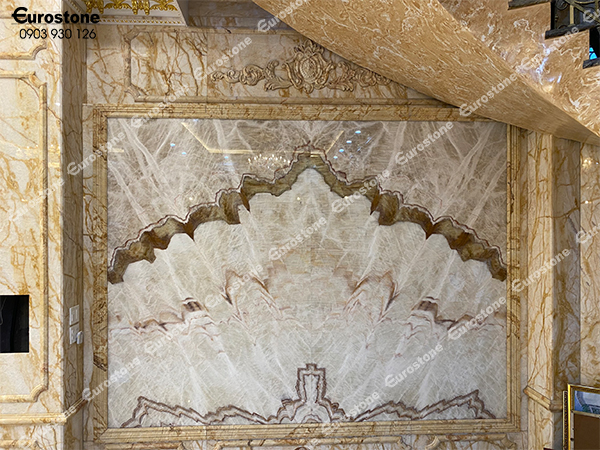 Đá xuyên sáng Onyx  Brown ốp tường