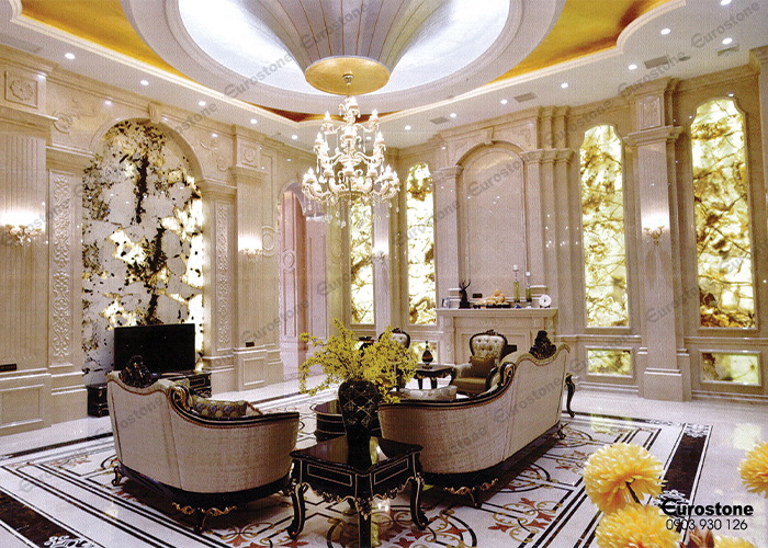 Tường đá xuyên sáng đẹp