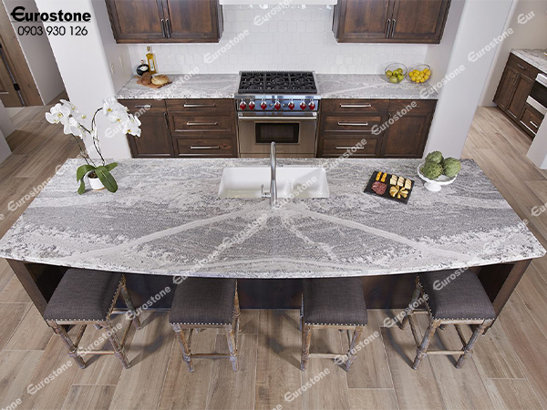 đá bàn bếp Monte Crystal