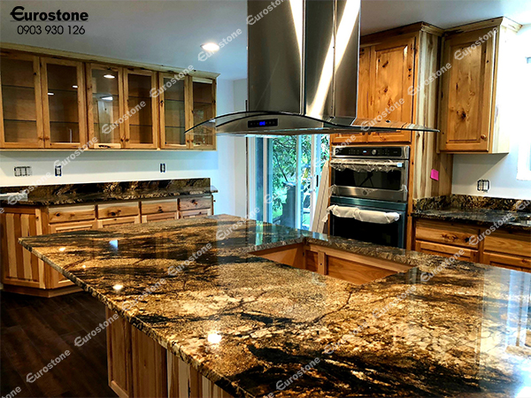 đá bếp Magma Gold