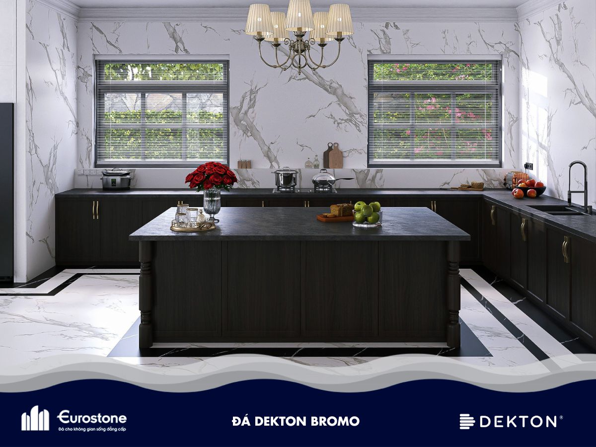 đá bếp dekton bromo